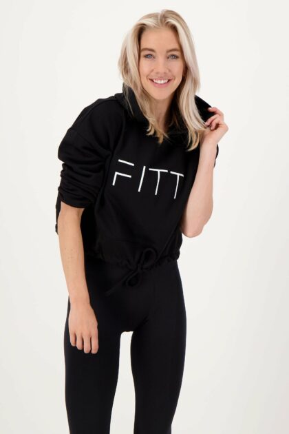 FITT Crop Hoody Black