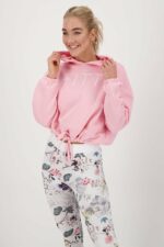 FITT Crop Hoody Pink
