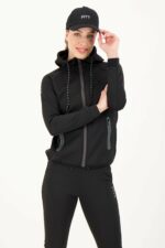 Technical Hooded Jacket Black