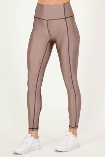 Shape contrast Legging Taupe/Black