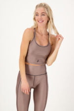 Contrast Top Taupe/Black