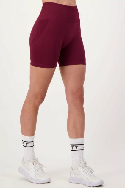 Contour Scrunch Short Burgundy
