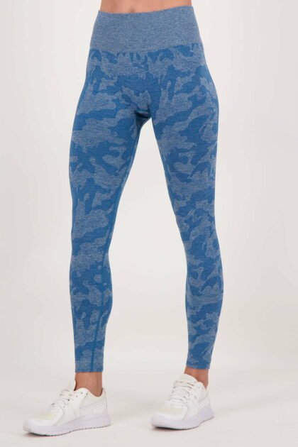 Camo Comfort Legging Ink Blue