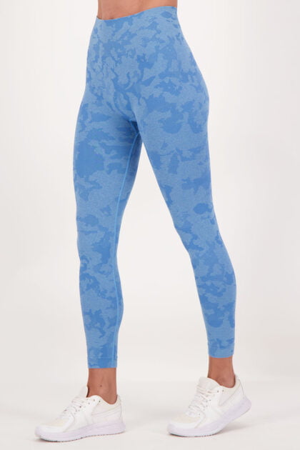 Camo Scrunch Legging Blue