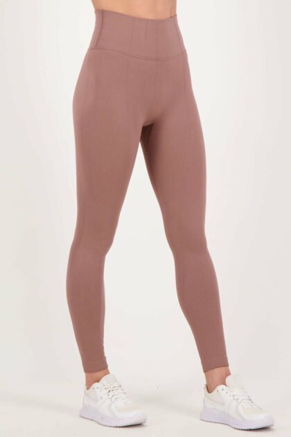 Legging amincissant Structure Rose poudré