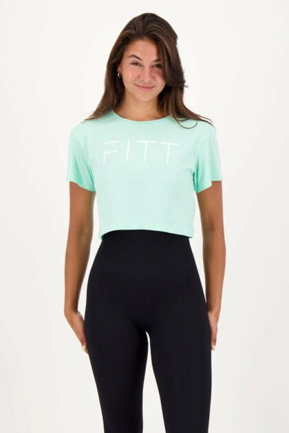 Athleisure Crop T-shirt Mint
