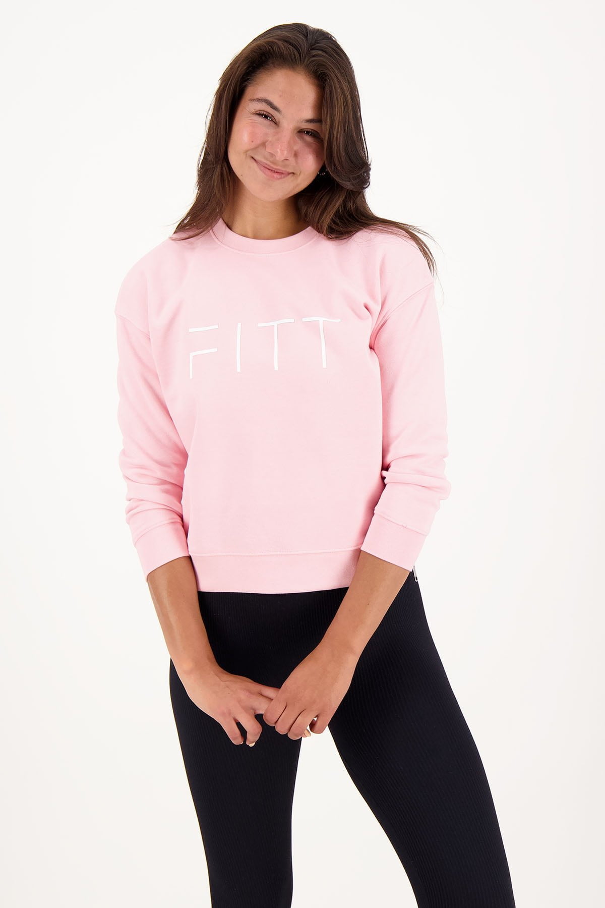 Recycled FITT Zip Sweater Pink