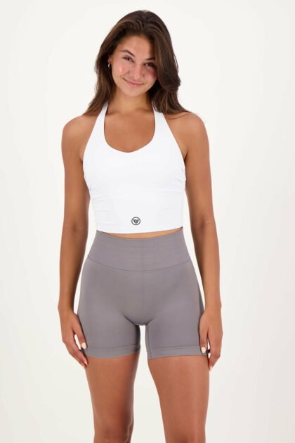 V-neck Halter Top White