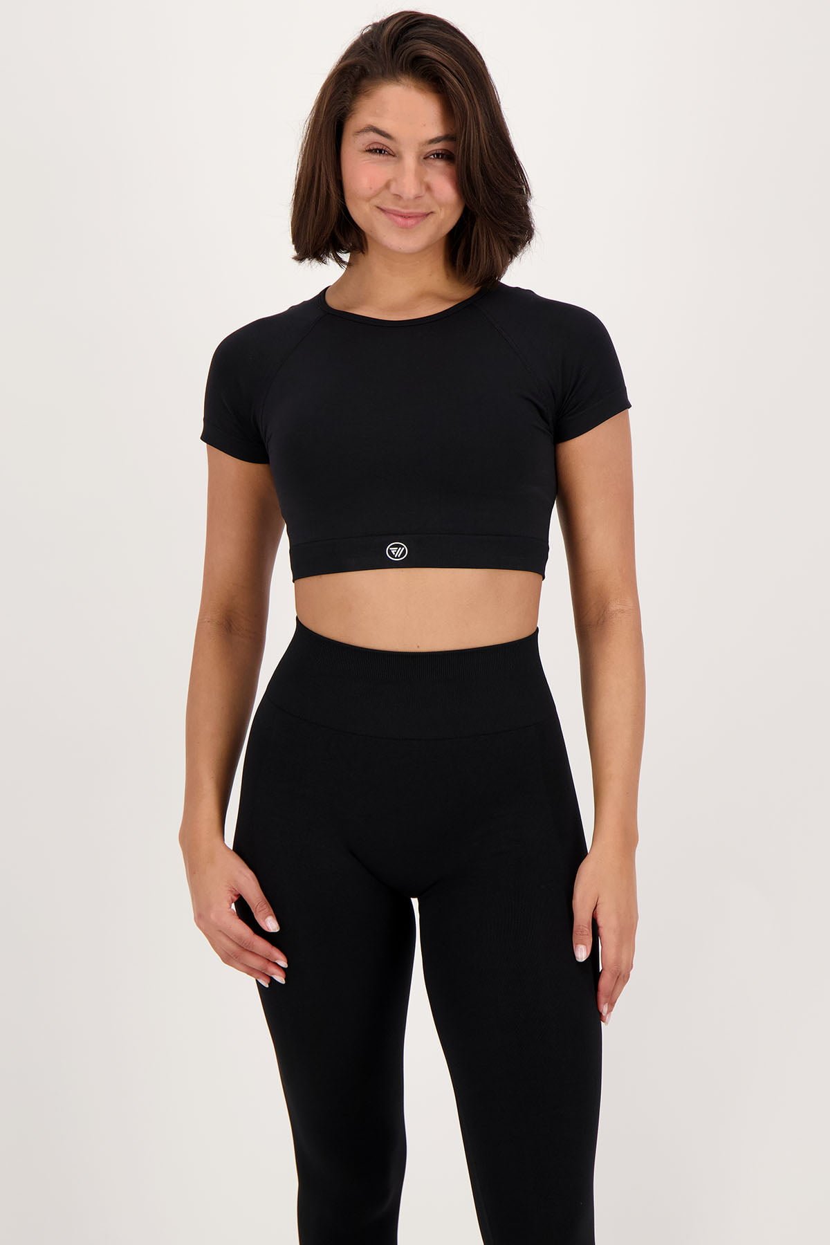 Unique Shortsleeve Top Black