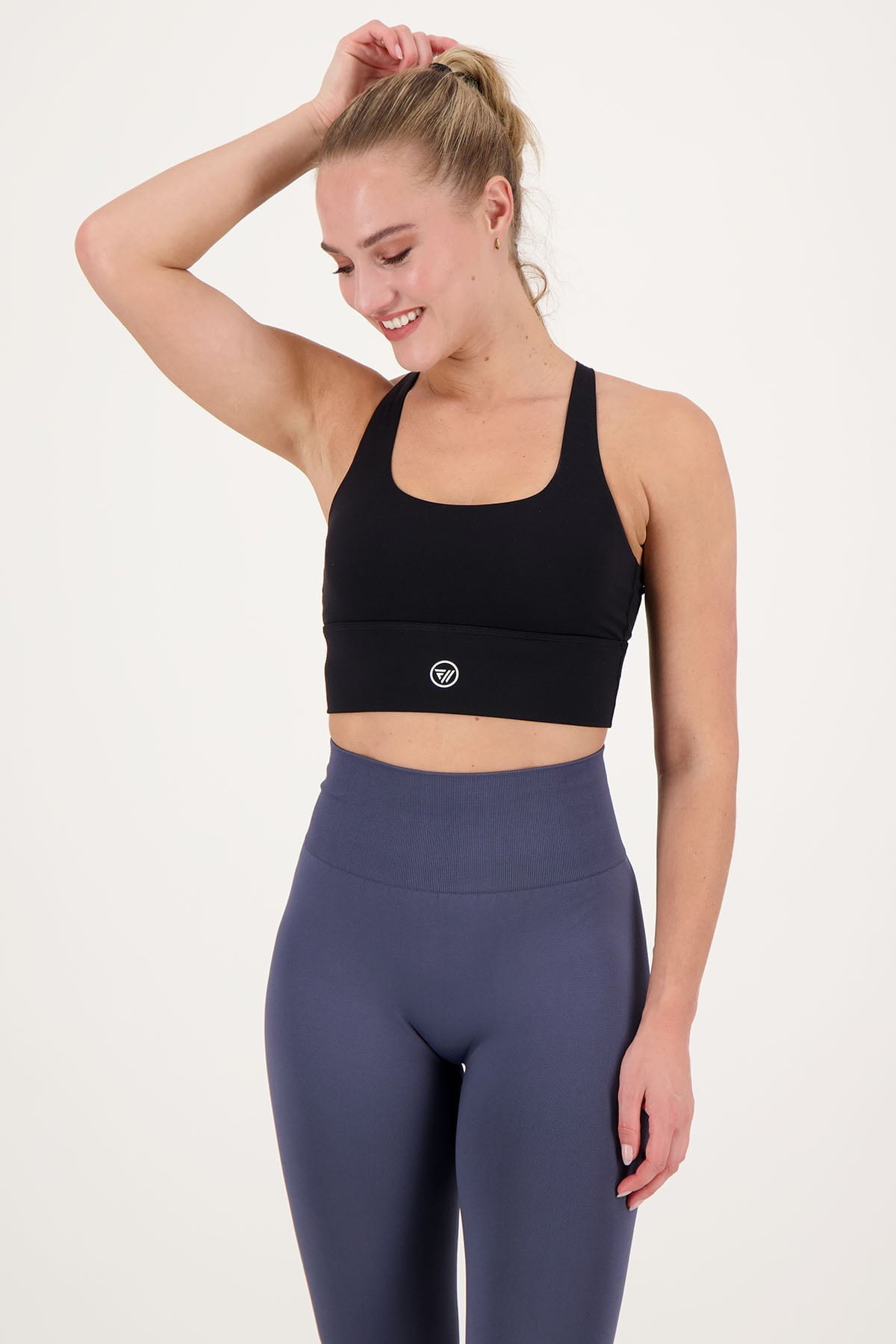 Essential Strappy Sports Bra Noir