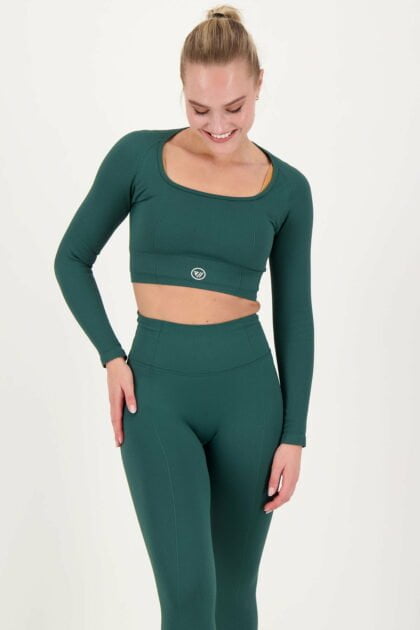 Structure Slimming Longsleeve Petrol