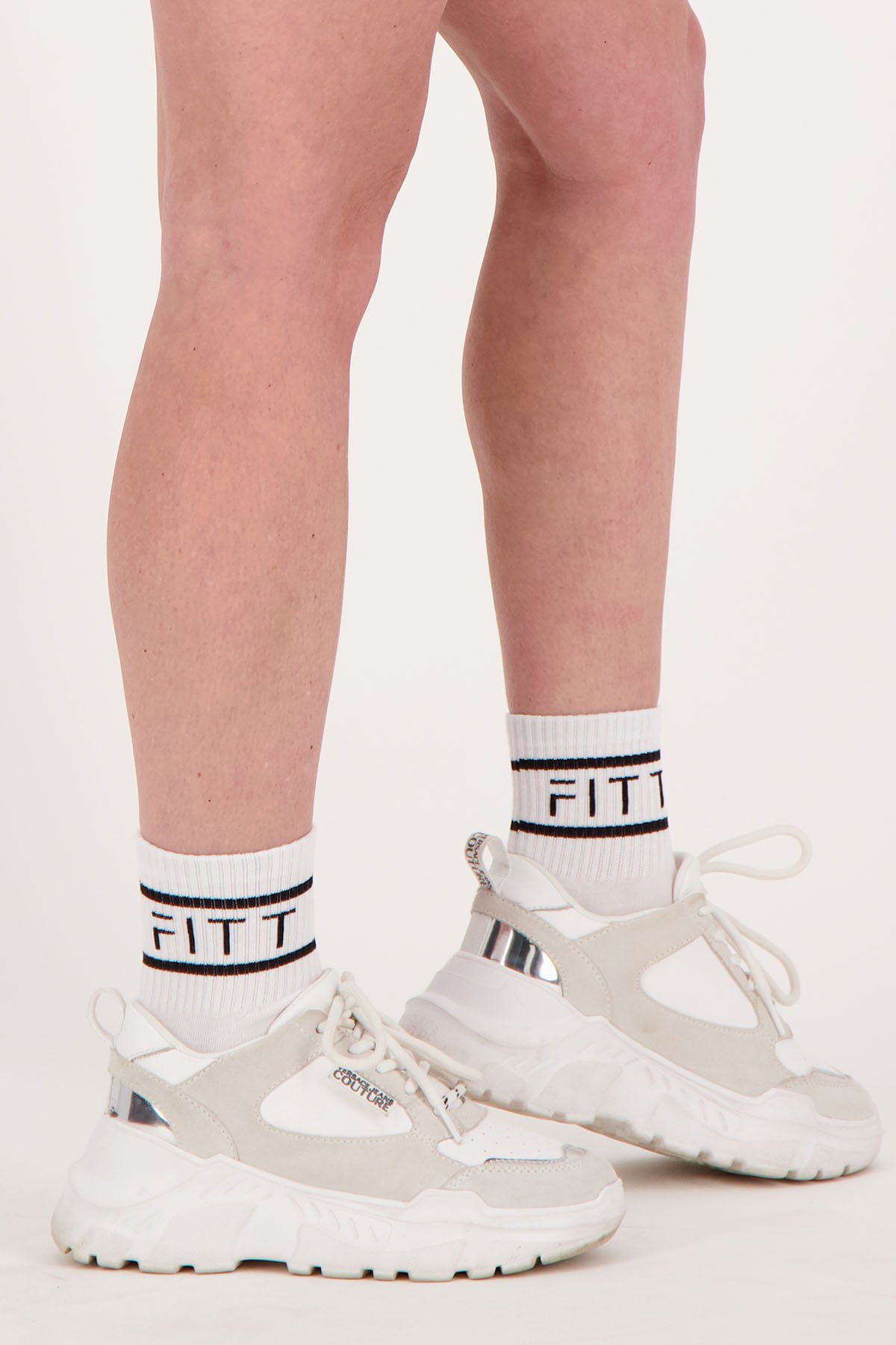 Retro Sea Socks White