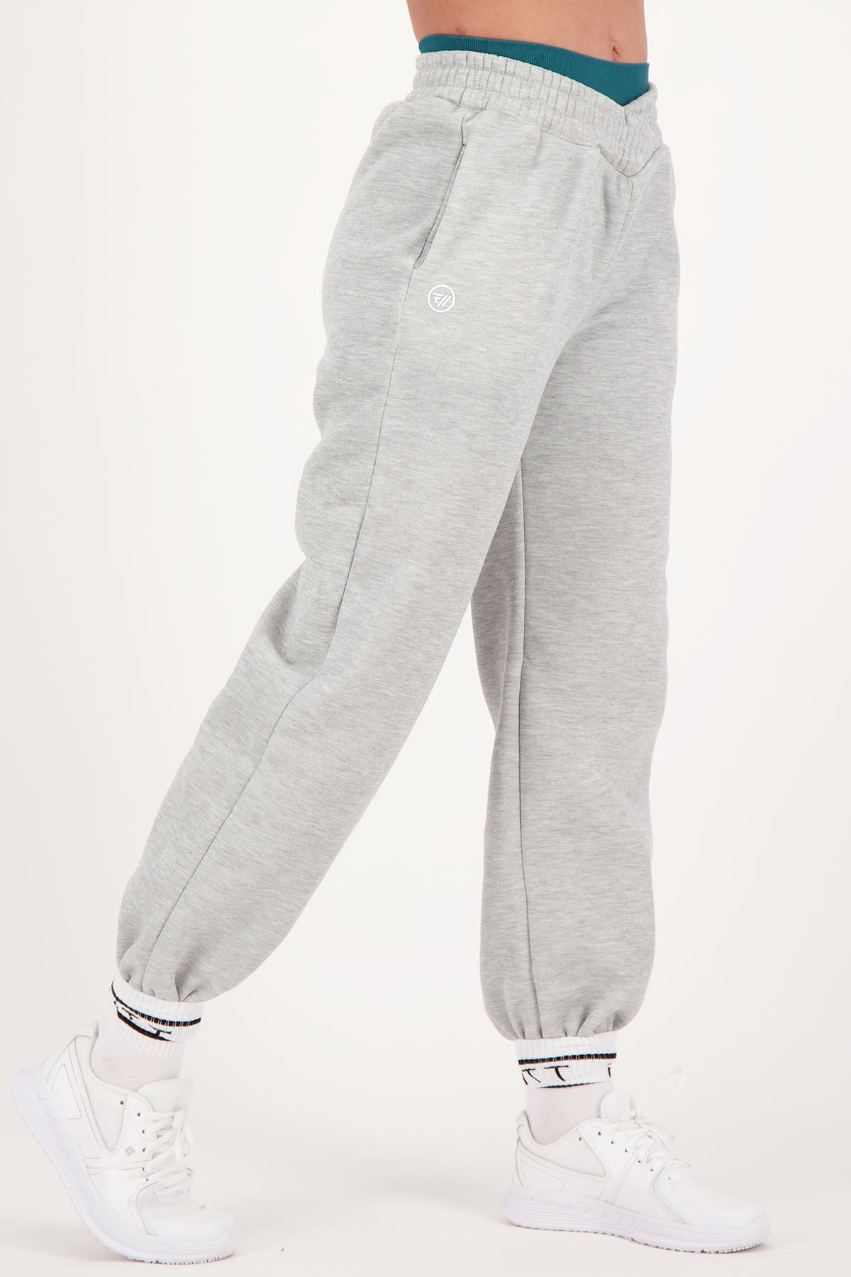 V-Shape Baggy Jogger Grey