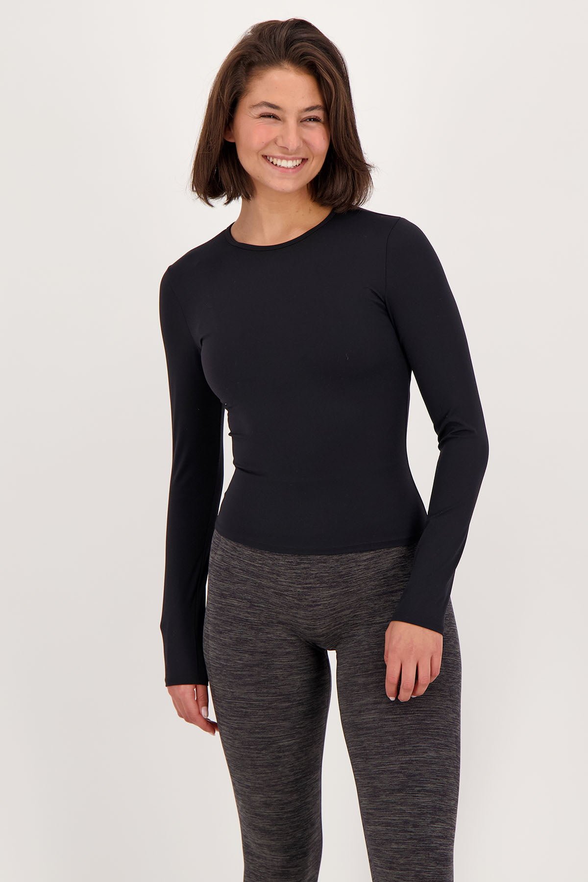 Athletic Shirt LS Black