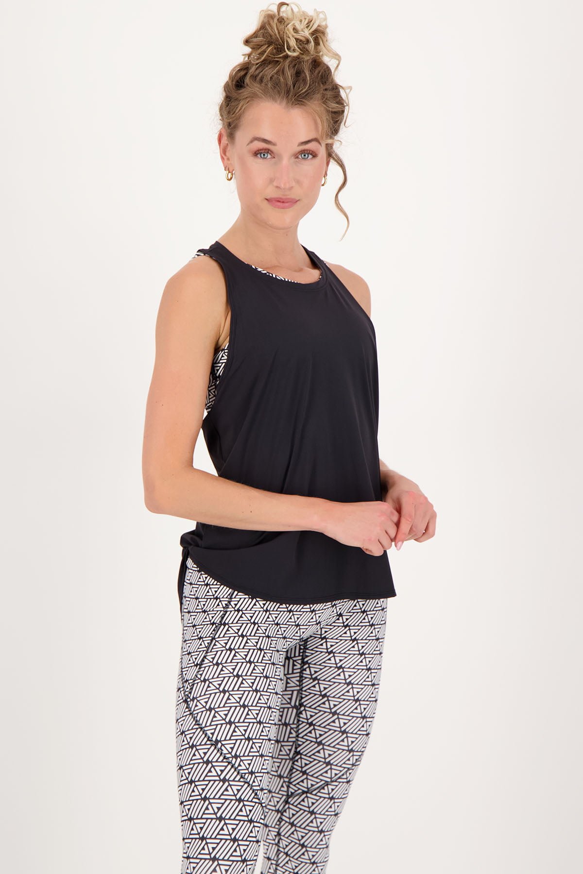 Loose Tanktop Backdetail Black