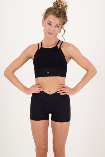 Style & Flex Sports Top Black